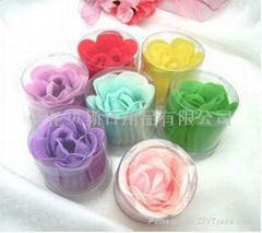 rose soap flower