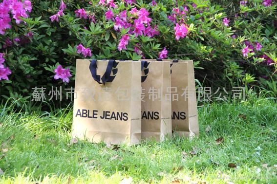 Kraft paper shopping bag 4