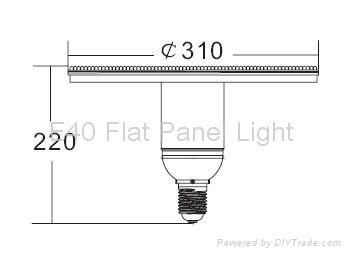 E40 60W LED canopy Lamps 5