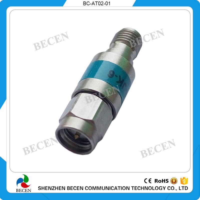 2W SMA RF Fixed Attenuators 1.3.5.6.10.15.20.30db DC-6GHz 2