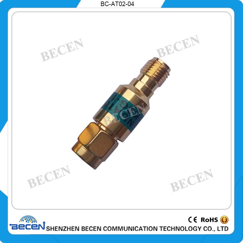 2 Watt SMA male to female attenuator 1.3.5.6.10.15.20.30db attenuation 5