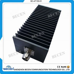 150W N-JK RF Attenuators 1-50dB Black Aluminum Heat Sink Body