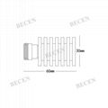 5W 7/16(DIN) female dummy load 3GHz 50ohm