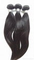 6A Unprocessed Virgin Brazilian Hair Silky Straight Human Hair Weaving 3