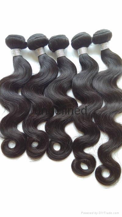 6A Unprocessed Virgin Brazilian Hair Extension Body Wave Human Hair Weaving 2