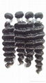 6A Unprocessed Brazilian Virgin Hair Weaving Deep Wave Human Hair Extension 3