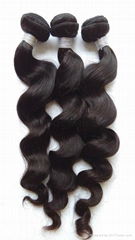 6A Unprocessed Brazilian Virgin Hair Loose Wave Human Hair Extension