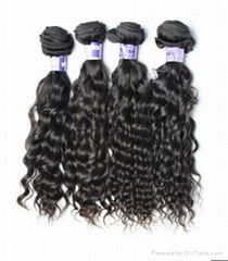 7A Unprocessed Brazilian Virgin Hair Deep Wave Human Hair Weaving