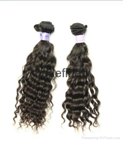 7A Unprocessed Brazilian Virgin Hair Deep Wave Human Hair Weaving 2