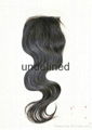 5A Free Part Brazilian Virgin Hair Closure Human Hair Lace Top Closure 2