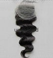 5A Free Part Brazilian Virgin Hair Closure Human Hair Lace Top Closure