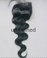 5A Free Part Brazilian Virgin Hair Closure Human Hair Lace Top Closure 5