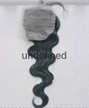 5A Free Part Brazilian Virgin Hair Closure Human Hair Lace Top Closure 4