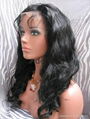 Brazilian Virgin Hair Full Lace Wig Human Hair Glueless Lace Wig 3