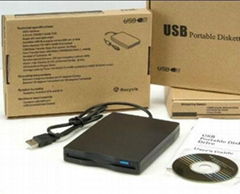 External USB floppy disk drive