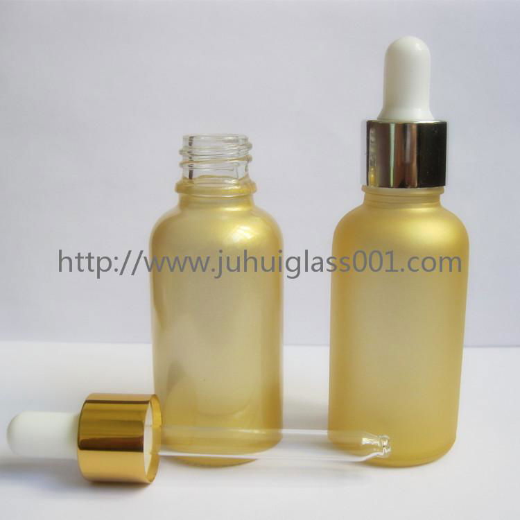 30ml Round Essential Oil Glass Bottle with Dropper 2