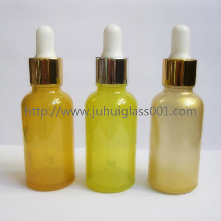 30ml Round Essential Oil Glass Bottle with Dropper 3