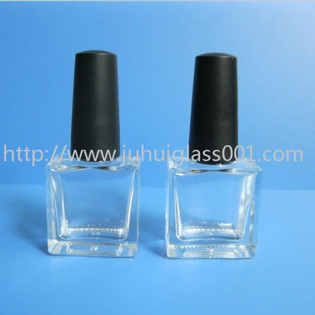 10ML Square Glass Nail Polish Bottle 4