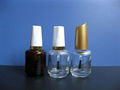 15ML Transparent/Amber Glass Nail Polish Bottle