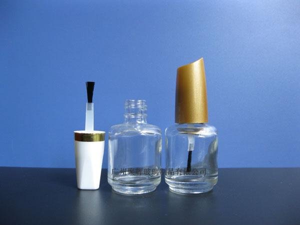 15ML Transparent/Amber Glass Nail Polish Bottle 4