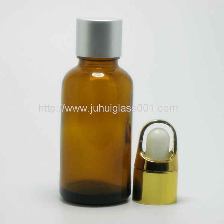 30ml Amber Round Essential Oil Bottle with Cap  5