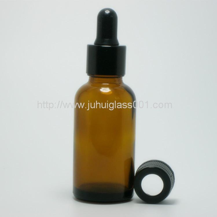 30ml Amber Round Essential Oil Bottle with Cap  3