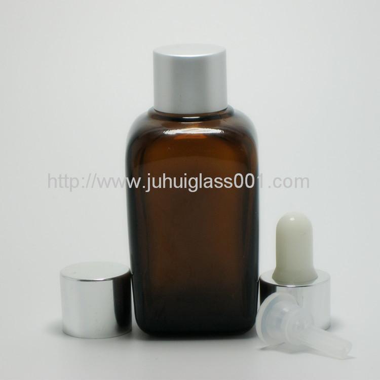 50ML Square Essential Oil Glass Bottle with Sprayer 3