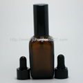 50ML Square Essential Oil Glass Bottle with Sprayer