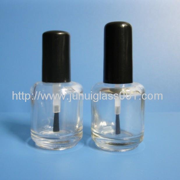 15ml透明茶色玻璃指甲油瓶 2