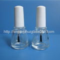 10ml Empty Nail Polish Bottle with Cap&Brush 