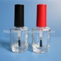 New Design 15ML Round Glass Nail Polish Bottle