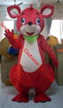 kangaroo mascot costume for adult red