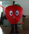 red apple mascot costume