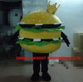 Hamburger mascot costume