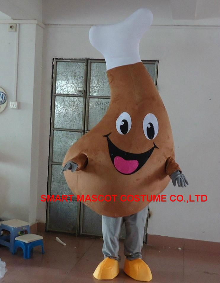 chicken legs mascot costume