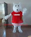 polar bear mascot costume adult polar bear mascot