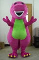 adult barney and friends mascot costume