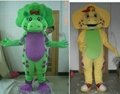 adult barney and friends mascot costume 2