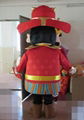 Chinese caishen mascot costume