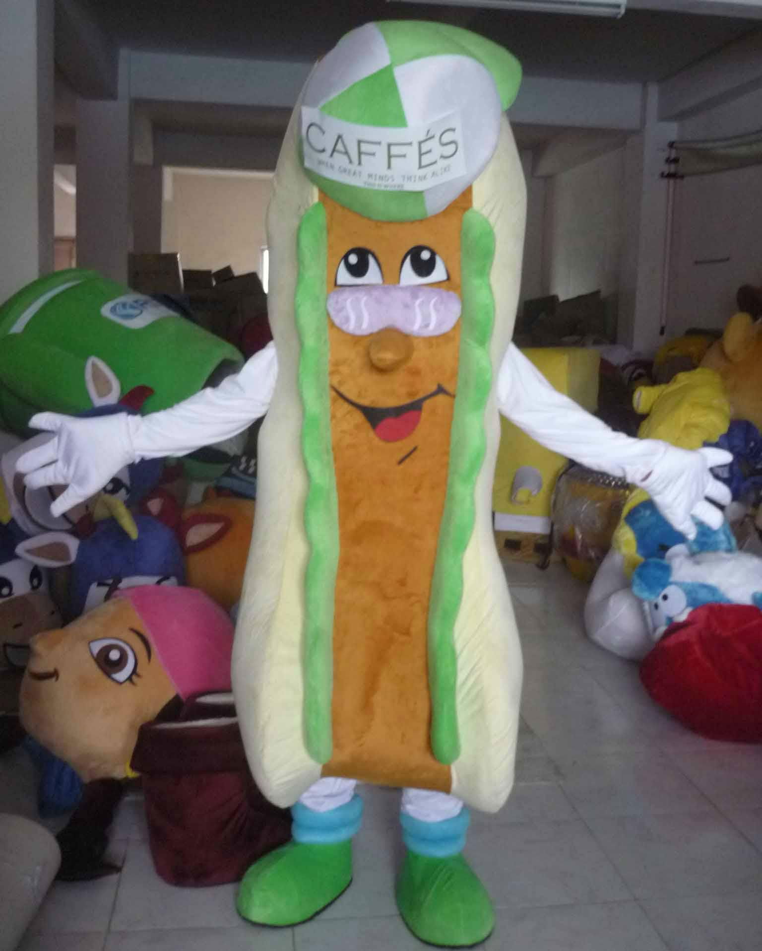 hot dog mascot costume