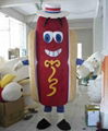 sausage mascot Costume adult hot dog mascot