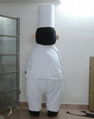 chef mascot costume adult