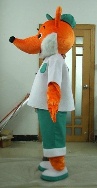 adult fox mascot costume 2