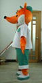 adult fox mascot costume 2