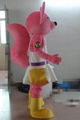 pink fox mascot costume adult fox costume