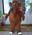 Elephant mascot costume adult mammoth