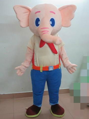 adult Elephant boy&girl mascot costume 2