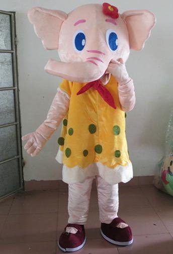 adult Elephant boy&girl mascot costume