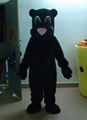 black dog mascot costume adult puppy mascot