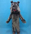 bulldog mascot costume adult Shar Pei Dog mascot